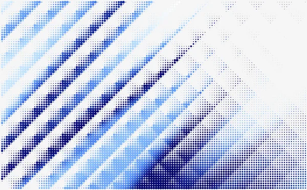 Blaue Abstrakte Grunge Halbton Punkte Hintergrund Pop Art Vorlage Textur — Stockvektor