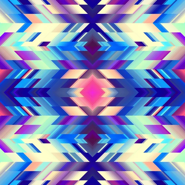 Abstract Seamless Tileable Pattern Triangles Aztec Background Vector Image — Vettoriale Stock