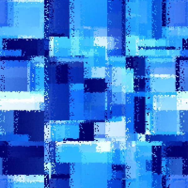 Vector Image Abstract Seamless Datamosh Glitch Pattern Random Small Pixels - Stok Vektor