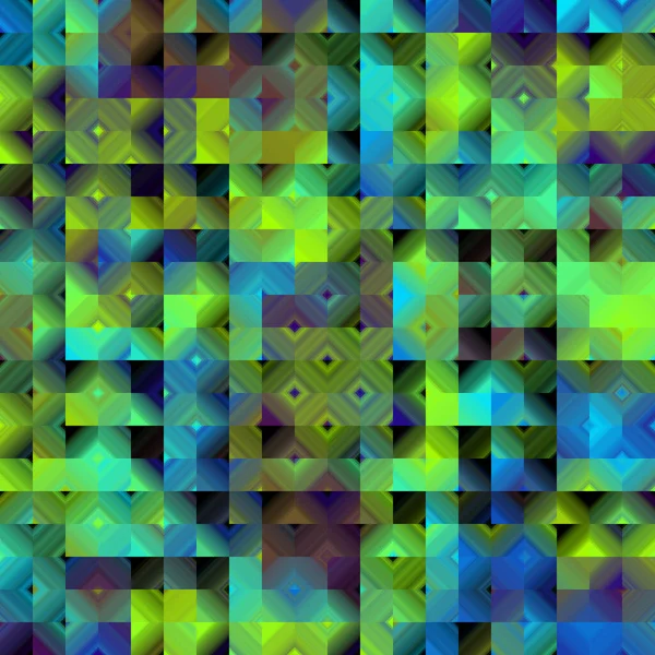 Pola Geometris Abstrak Yang Mulus Gaya Seni Piksel Citra Vektor - Stok Vektor