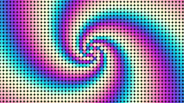 Espiral Futurista Giratoria Interminable Imágenes Bucle Sin Fisuras Hélice Abstracta — Vídeos de Stock