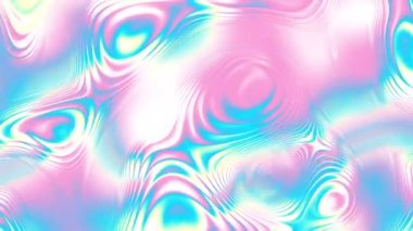 4k 'lık soyut döngü videosu. Döngü oynatmak için kusursuz soyut dalgalı psikedelik arkaplan. Sıvı yüzey taşınıyor.