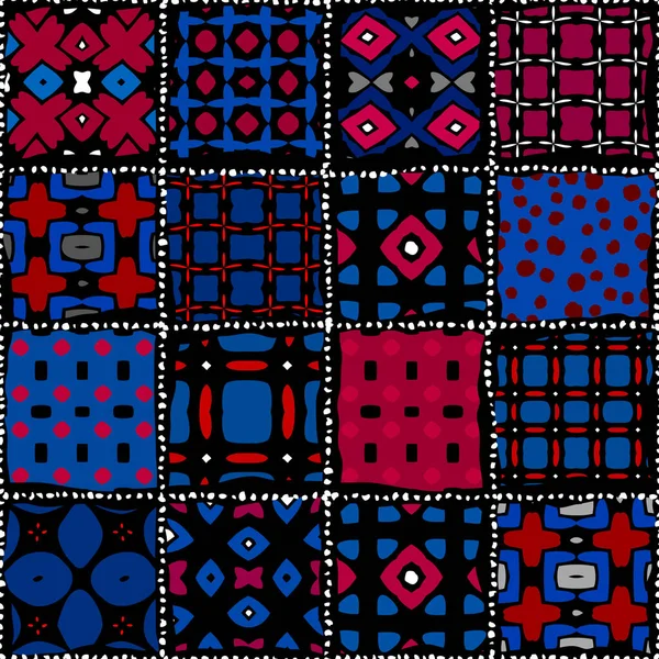 Patrón Fondo Sin Costuras Patrón Tribal Étnico Abstracto Estilo Geométrico — Archivo Imágenes Vectoriales