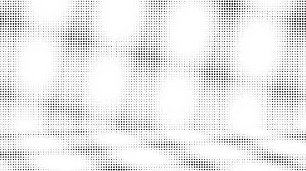 Monochromatické Abstraktní Grunge Polotón Tečky Pozadí Šablona Pop Art Textura — Stockový vektor