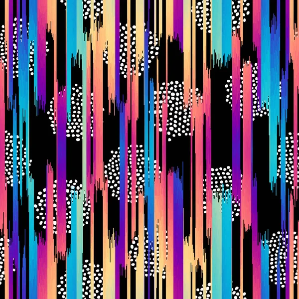 縦の細い線でグランジの質感を模倣した抽象的なパターン メランジュパターン ベクトルシームレス画像 — ストックベクタ