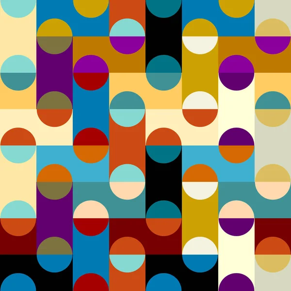 Modèle Géométrique Abstrait Sans Couture Style Pixel Art Image Vectorielle — Image vectorielle