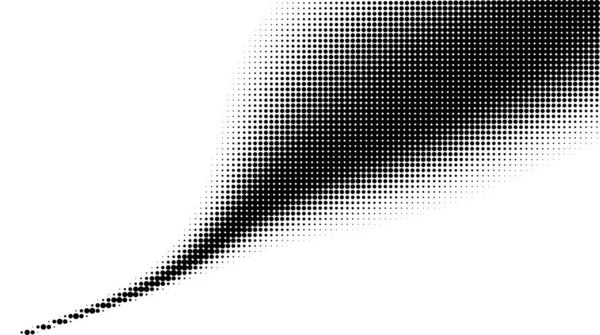 Monochromatyczny Abstrakcyjny Grunge Półton Kropki Tło Szablon Sztuki Pop Tekstura — Wektor stockowy