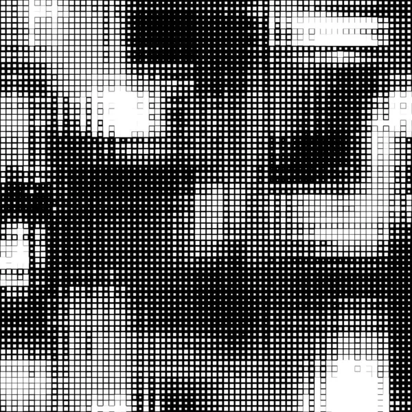 モノクロームの抽象的なグランジハーフトーンドットの背景 ポップアートのテンプレート テクスチャ ベクターイラスト — ストックベクタ