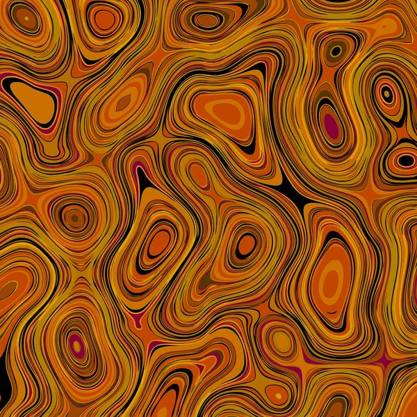 サイケデリックな抽象パターン マーブルスタイル 波の形だ ベクトル画像 — ストックベクタ