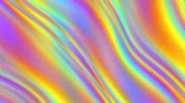 4k 'lık soyut döngü videosu. Döngü oynatmak için kusursuz soyut dalgalı psikedelik arkaplan. Dalgalı ince çizgiler.