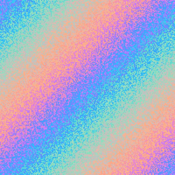 Vectorbeeld Abstract Naadloos Datamosh Glitch Patroon Met Willekeurige Kleine Pixels — Stockvector