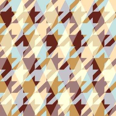 Klasik dikdörtgen desensiz arkaplan. Vektör görüntüsü. Ekose houndstooth yama tarzı.