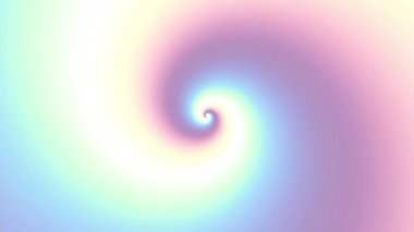 Devamlı dönen fütüristik spiral. Kusursuz döngü görüntüsü 4K. Soyut sarmal.