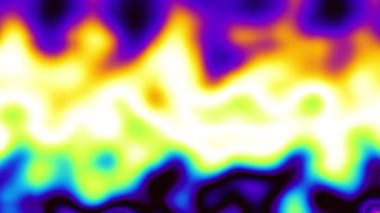 4k 'lık soyut döngü videosu. Döngü oynatmak için kusursuz soyut dalgalı psikedelik arkaplan. Dalgalı yüzey.