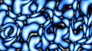 4k 'lık soyut döngü videosu. Döngü oynatmak için kusursuz soyut dalgalı psikedelik arkaplan. Dalgalı yüzey.