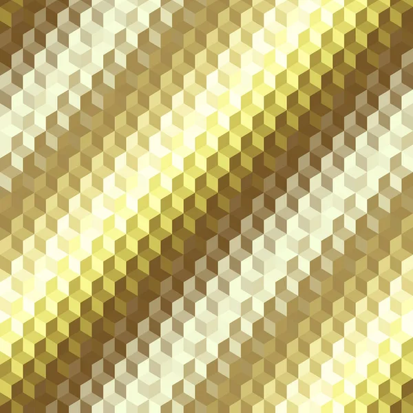 Gestructureerd Goud Naadloze Diagonale Gradiënt Gladde Abstracte Achtergrond Lage Polystijl — Stockvector