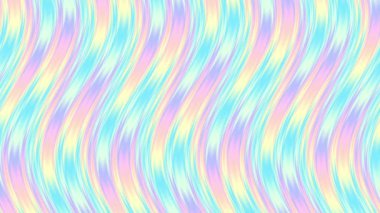 4k 'lık soyut döngü videosu. Döngü oynatmak için kusursuz soyut dalgalı psikedelik arkaplan. Işık holografik yanardöner renkler.