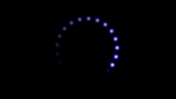 추상적 동그란 경사를 회전시키는 사진을 실었습니다 가시없는 영상이야 원들의 — 비디오