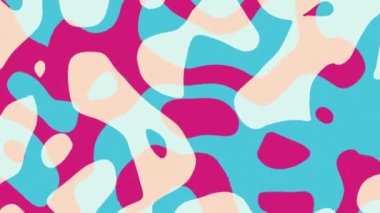 4k 'lık soyut döngü videosu. Döngü oynatmak için kusursuz soyut dalgalı psikedelik arkaplan. Dalgalı yüzey.