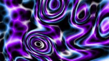 4k 'lık soyut döngü videosu. Döngü oynatmak için kusursuz soyut dalgalı psikedelik arkaplan. Dalgalı yüzey.