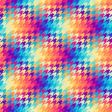 Abstract seamless pattern. Diagonal plaid pattern. Moire overlapping effect. Vector image. clipart