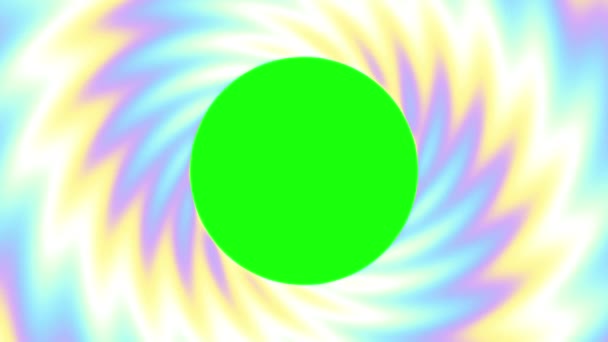 Groen Scherm Abstracte Wazige Achtergrond Looping Video Clip Abstracte Gradiënt — Stockvideo