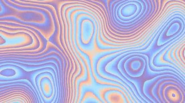 4k 'lık soyut döngü videosu. Döngü oynatmak için kusursuz soyut dalgalı psikedelik arkaplan. Dalgalı yüzey.
