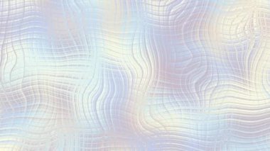 4k 'lık soyut döngü videosu. Döngü oynatmak için kusursuz soyut cam dalgalı psikedelik arka plan. Dalgalı yüzey.