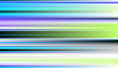 Yatay pürüzsüz bulanık çizgileri olan soyut odaklanmış yatay arkaplan. Herhangi bir tasarım için yumuşak eğimli arkaplan. Vektör resmi.