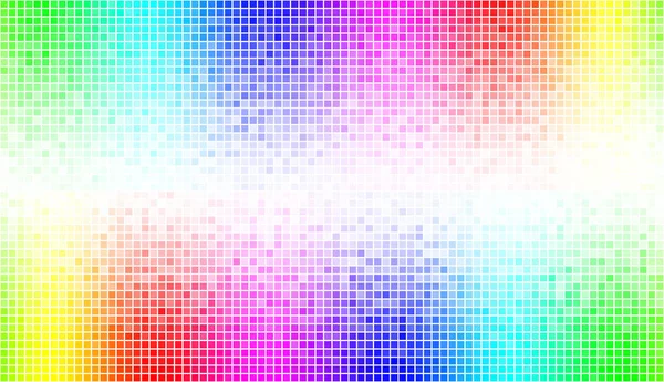 Абстрактний Спектр Барвиста Нижня Мозаїка Білим Простором Копіювання Векторне Горизонтальне — стоковий вектор