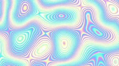 4k 'lık soyut döngü videosu. Döngü oynatmak için kusursuz soyut dalgalı psikedelik arkaplan. Dalgalı yüzey.