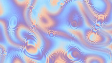 4k 'lık soyut döngü videosu. Döngü oynatmak için kusursuz soyut dalgalı psikedelik arkaplan. Soyut sıvı yüzey.
