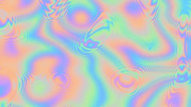 4k 'lık soyut döngü videosu. Döngü oynatmak için kusursuz soyut dalgalı psikedelik arkaplan. Soyut sıvı yüzey.