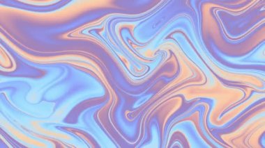 4k 'lık soyut döngü videosu. Döngü oynatmak için kusursuz soyut dalgalı psikedelik arkaplan. Dalgalı yüzey.