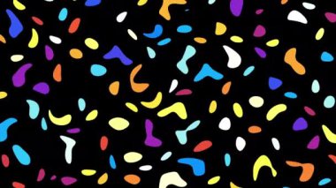 4k 'lık soyut döngü videosu. Döngü oynatmak için kusursuz soyut dalgalı psikedelik arkaplan. Dalgalı yüzey.