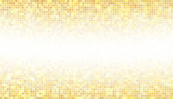 Abstraktes Gold Bodenmosaik Mit Weißem Kopierraum Vektor Eps Horizontales Bild — Stockvektor