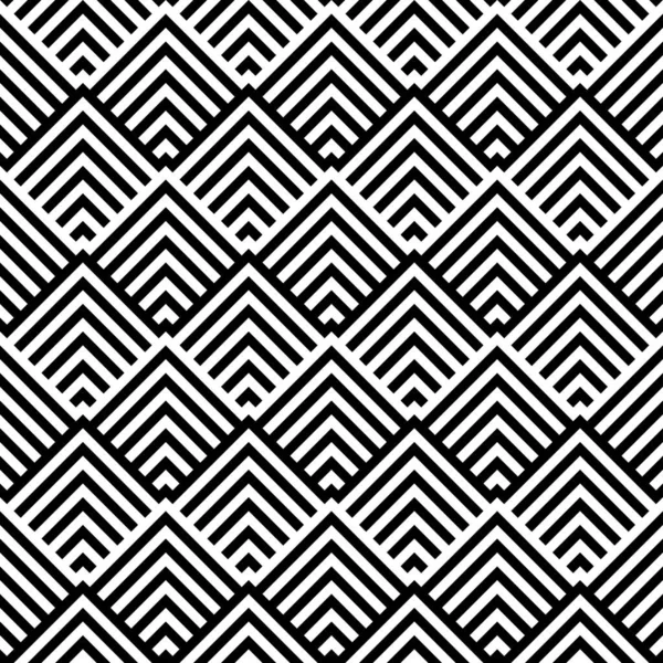 无缝线矢量图像 简单的黑白鲱鱼几何图案 有规律的鲱鱼线纹理 — 图库矢量图片