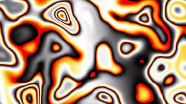 4k 'lık soyut döngü videosu. Döngü oynatmak için kusursuz soyut dalgalı psikedelik arkaplan. Dalgalı yüzey.