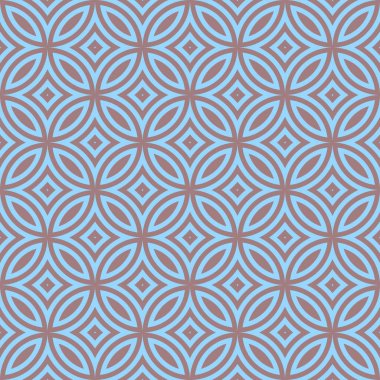 Kusursuz vektör görüntüsü. Soyut geometrik düzenli biçim kalıbı.