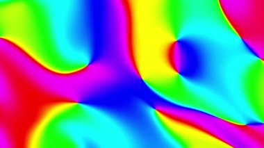 Soyut odaklanmış döngü videosu. 4k Döngü oynatma için eğimsiz arkaplan. RGB spektrum renkleri.