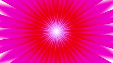 Soyut ışınlar dönüştürülüyor. 4K kusursuz döngü görüntüsü. Sonsuz dönüşüm çemberi. Parlayan ışınlar.