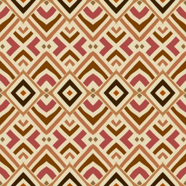 Kusursuz vektör görüntüsü. Bej herringbone geometrik desen. Kabile tarzı. Düzenli ringa kemiği dokusu.