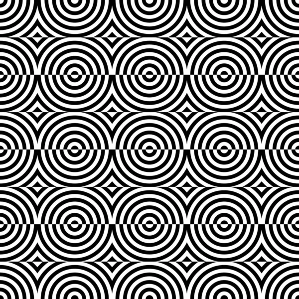 Imagen Vectorial Sin Fisuras Patrón Geométrico Simple Espiga Blanco Negro — Archivo Imágenes Vectoriales