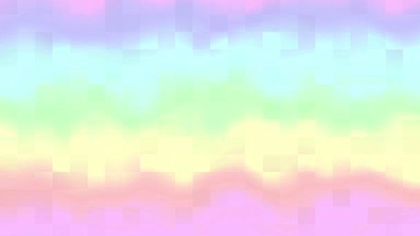 Blinkende Tabstrakte Pixel Hintergrund Zufällige Kleine Quadrate Looping Aufnahmen — Stockvideo