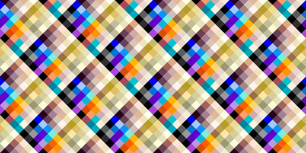 Бесшовный Геометрический Абстрактный Шаблон Текстиль Лоскутной Ткани Горизонтальное Векторное Изображение — стоковый вектор