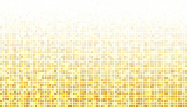 Abstraktes Gold Bodenmosaik Mit Weißem Kopierraum Vektor Eps Horizontales Bild — Stockvektor