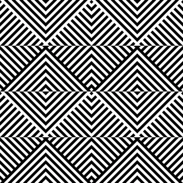Безшовне Векторне Зображення Простий Чорно Білий Оселедець Геометричний Візерунок Формальна — стоковий вектор