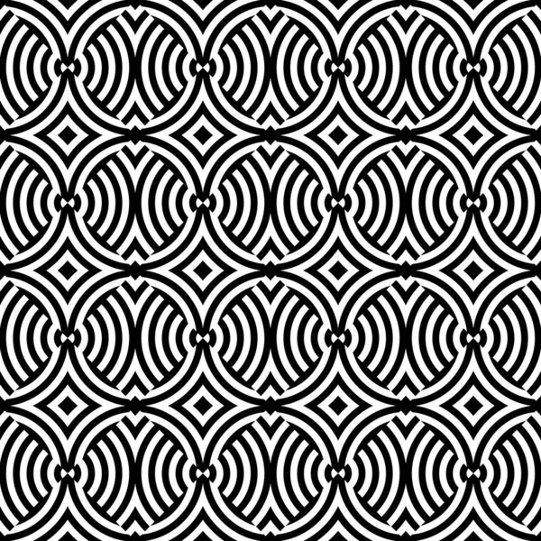 无缝线矢量图像 简单的黑白鲱鱼几何图案 有规律的鲱鱼线纹理 — 图库矢量图片