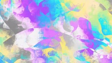 4k 'lık soyut döngü videosu. Döngü oynatmak için kusursuz soyut dalgalı psikedelik arkaplan. Dalgalı yüzey.