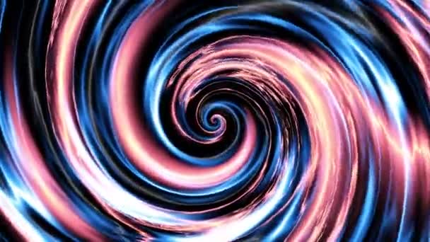 Ändlösa Snurrande Futuristiska Spiral Sömlös Looping Film Abstrakt Helix — Stockvideo